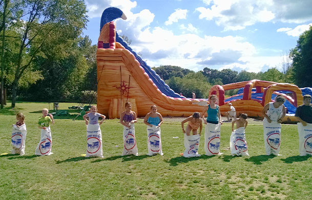 Pedal carts and outdoor activities at Adventure Bound Four Winds