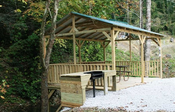 Tent Deck - Streamside